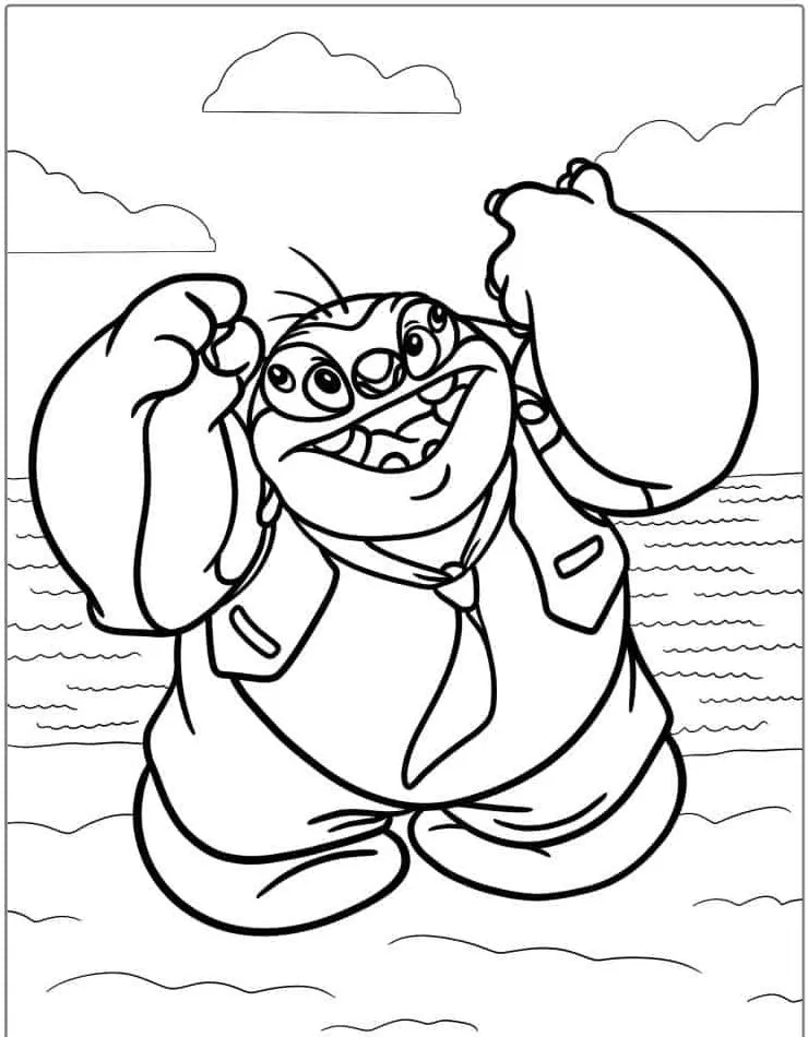 Dibujos para colorear e imprimir Lilo Y Stitch
